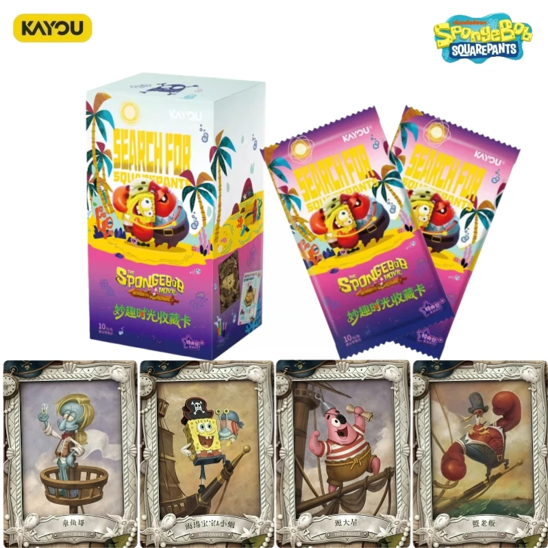 

Новая коллекционная карточка KAYOU «Губка Боб: Квадратные штаны» — специальный бонусный набор «Вместе на волнах», по мотивам фильма, игрушка-подарок