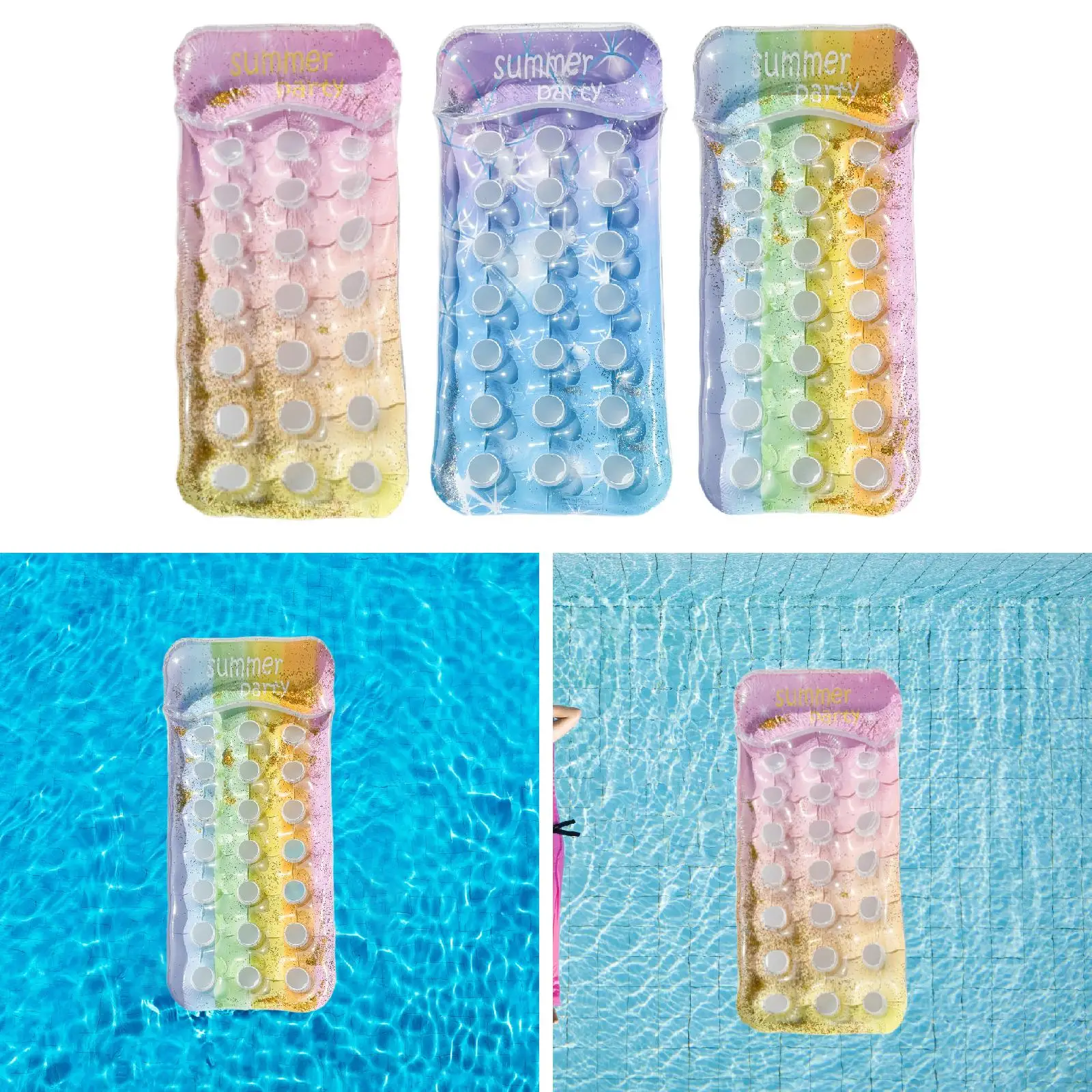 سرير قابل للنفخ لحمام السباحة وحفلات الشاطئ والداخلي والخارجي #2