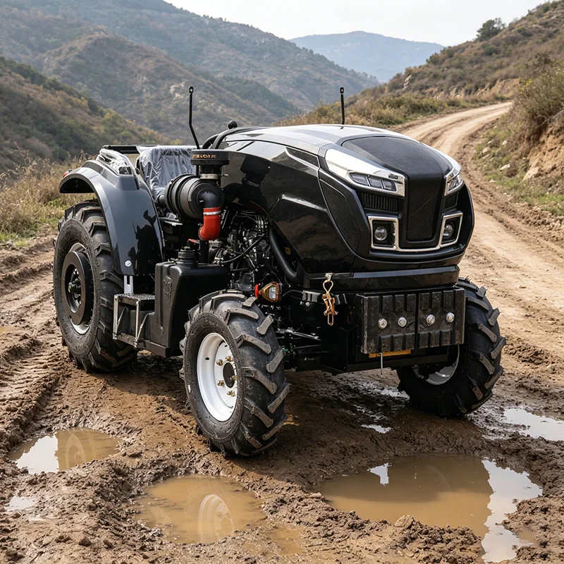 

Customized Wheeled Four‑Wheel Cultivator, 60HP 4WD Tractor, Rotary Tiller, Upgraded Integrated Cultivating & Plowing Machine