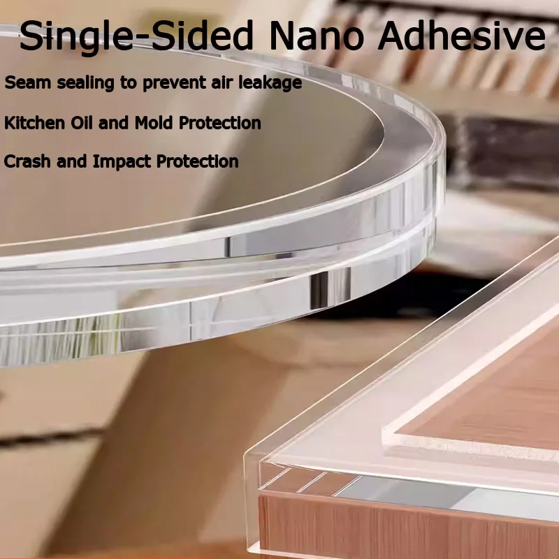 

Single-sided Nano Strong Adhesive Tape Protective Anti-collision Strip, Widened and Thickened Soft Transparent Tape, Waterproof