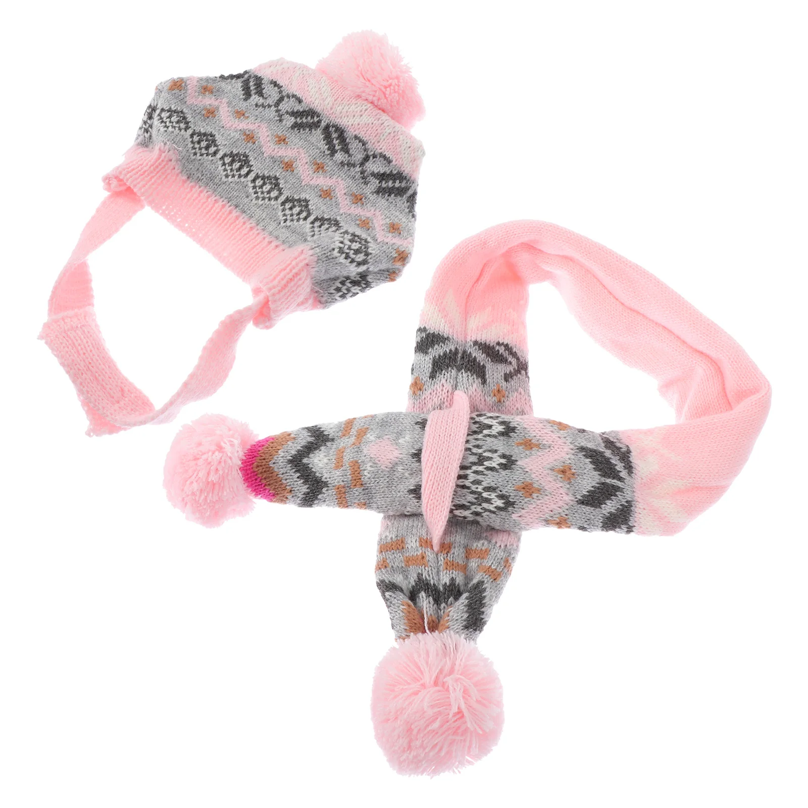 

Dog Xmas Clothes Pet Scarf Hat Knit Beanies Accessories Acrylic Holiday Hats for Dogs