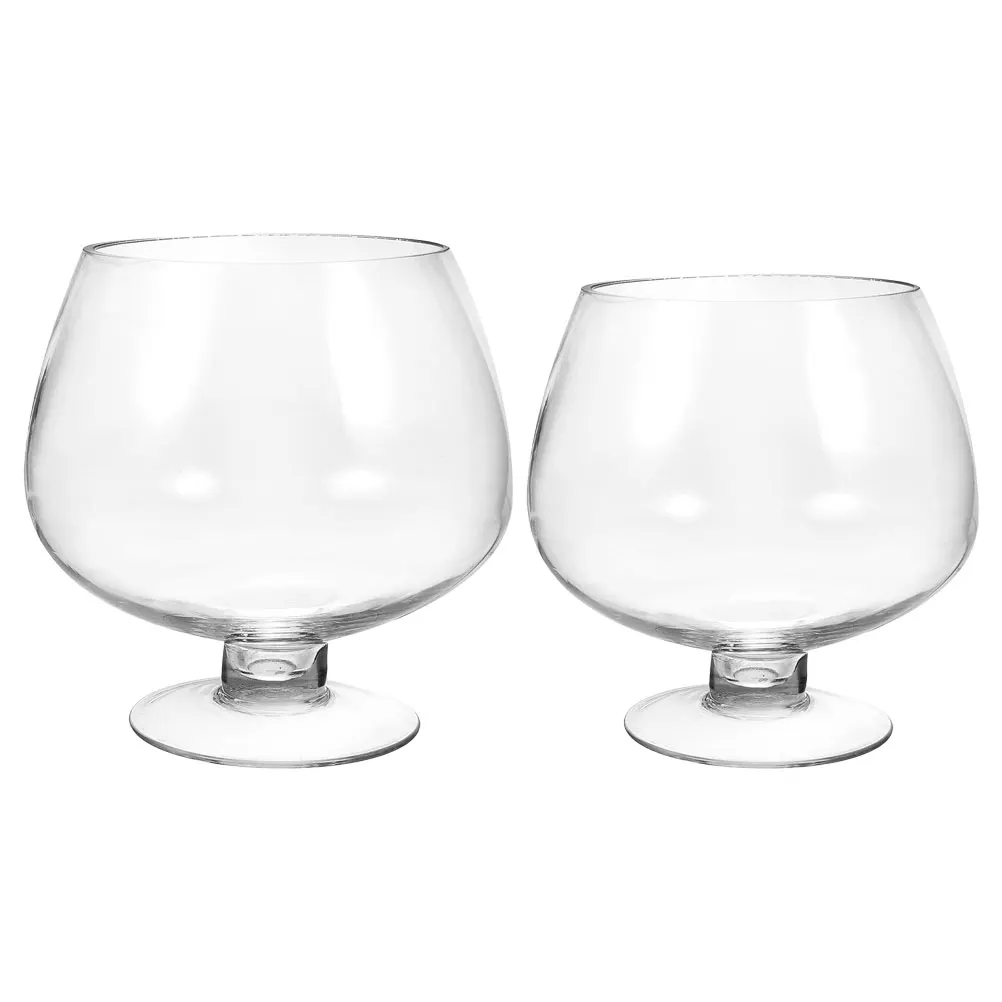 

2Pcs Clear Goldfish Tank Multi-Function Transparent Betta Tank Desktop Aquarium Tabletop Decorative Fish Supplies