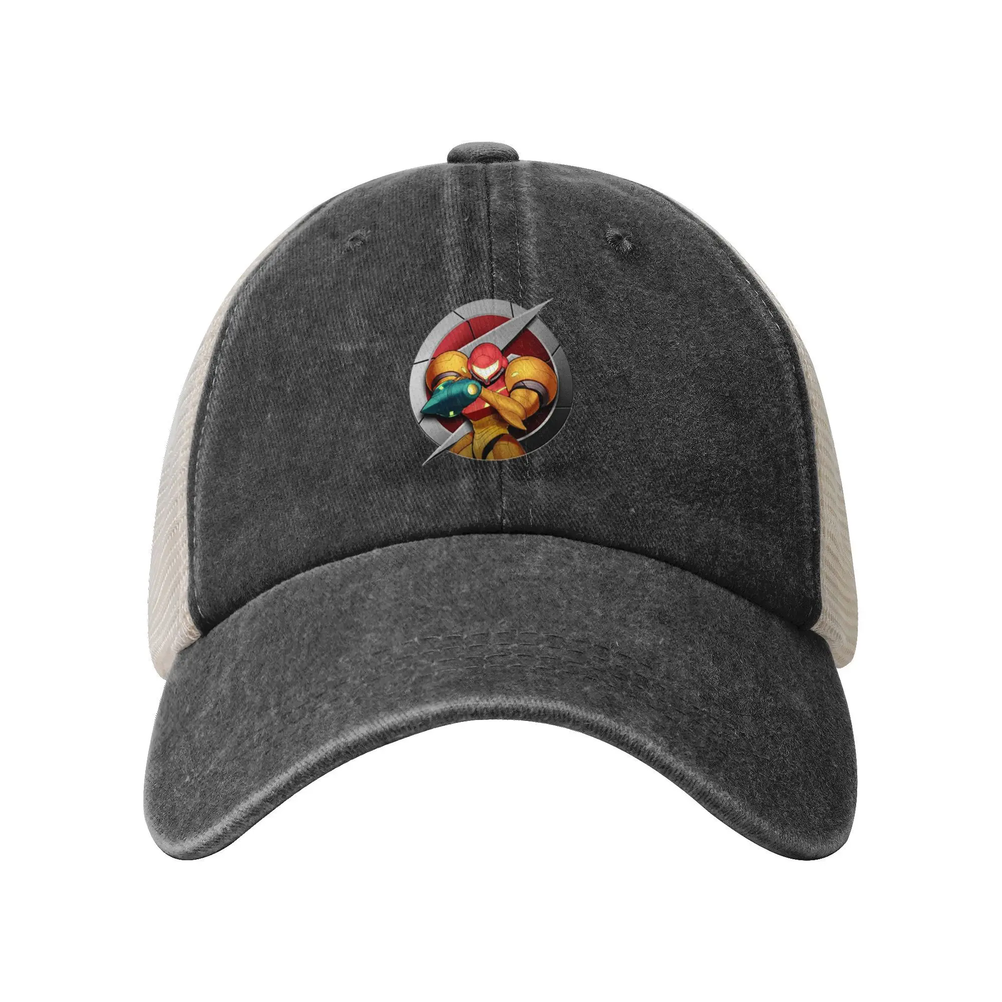 

Super Metroid Game Cap Fashion Casual Baseball Caps Adjustable Hat Hip Hop Summer Unisex Baseball Hat Customizable Polychromatic