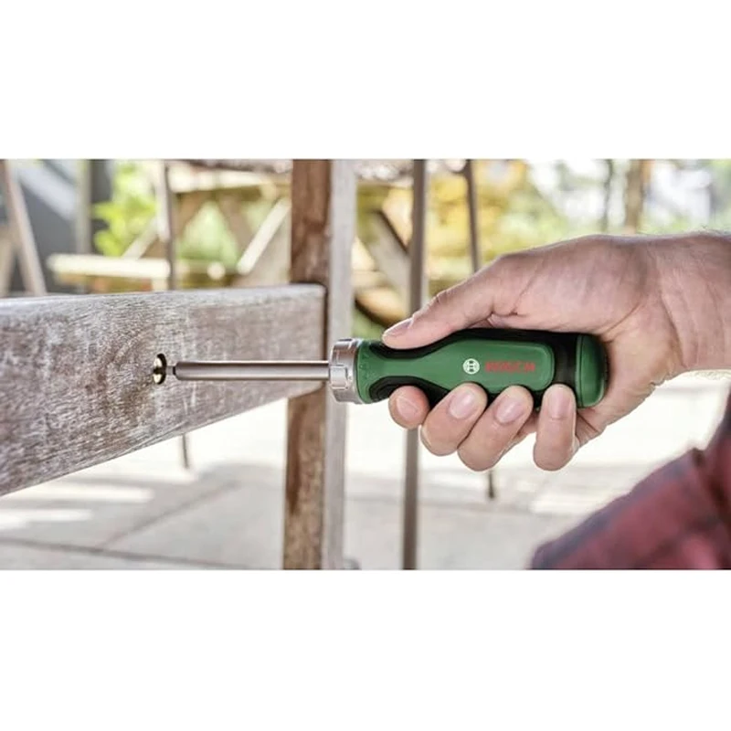 بوش 1600A032V0 حديقة المنزل مفك براغي بسقاطة مضاد للانزلاق قبضة مريحة أدوات يدوية #4