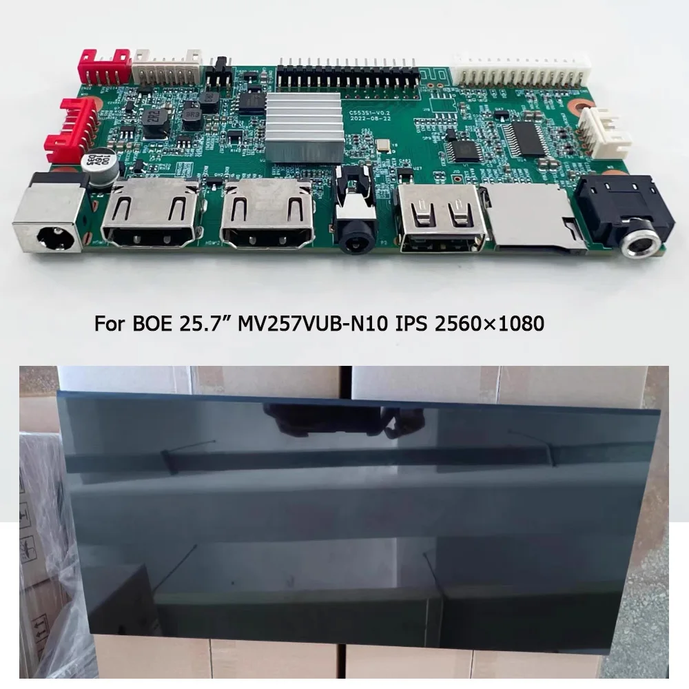 LCD driver board for BOE 25.7