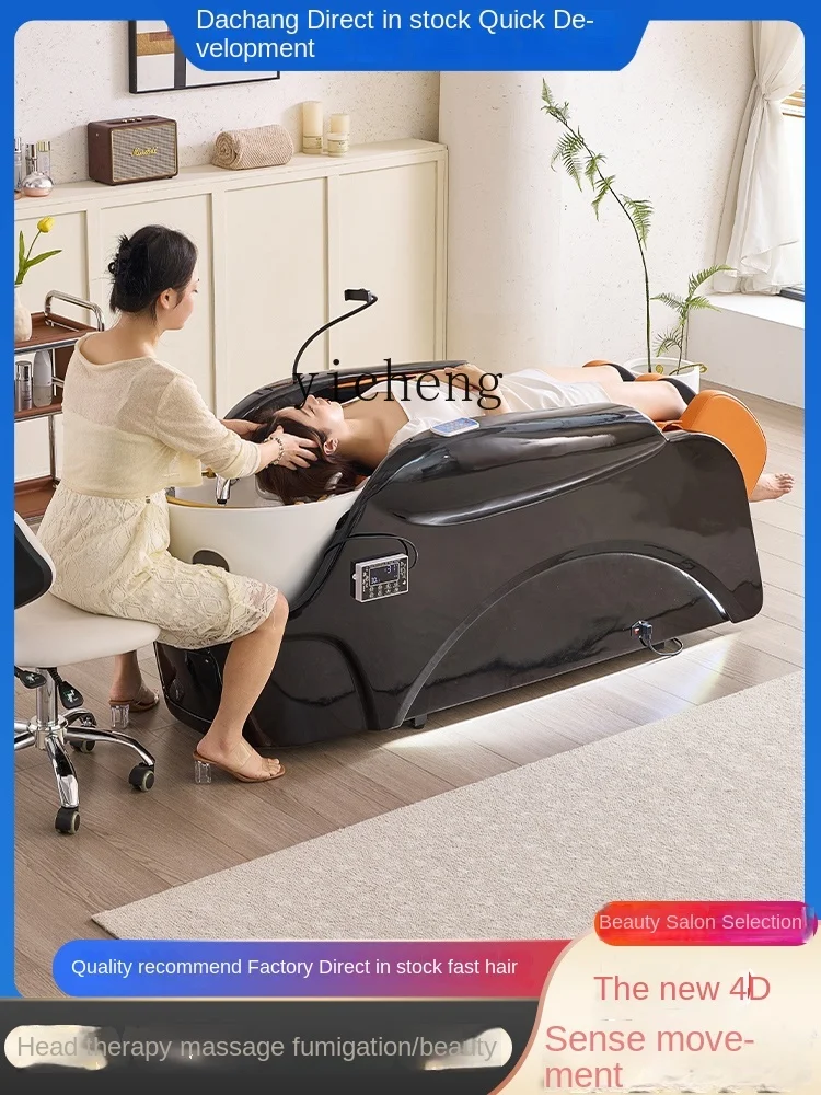 Zf Export Quality Ceramic Frp Multifunctional Luxury Full Body Automatic Shampoo Chair