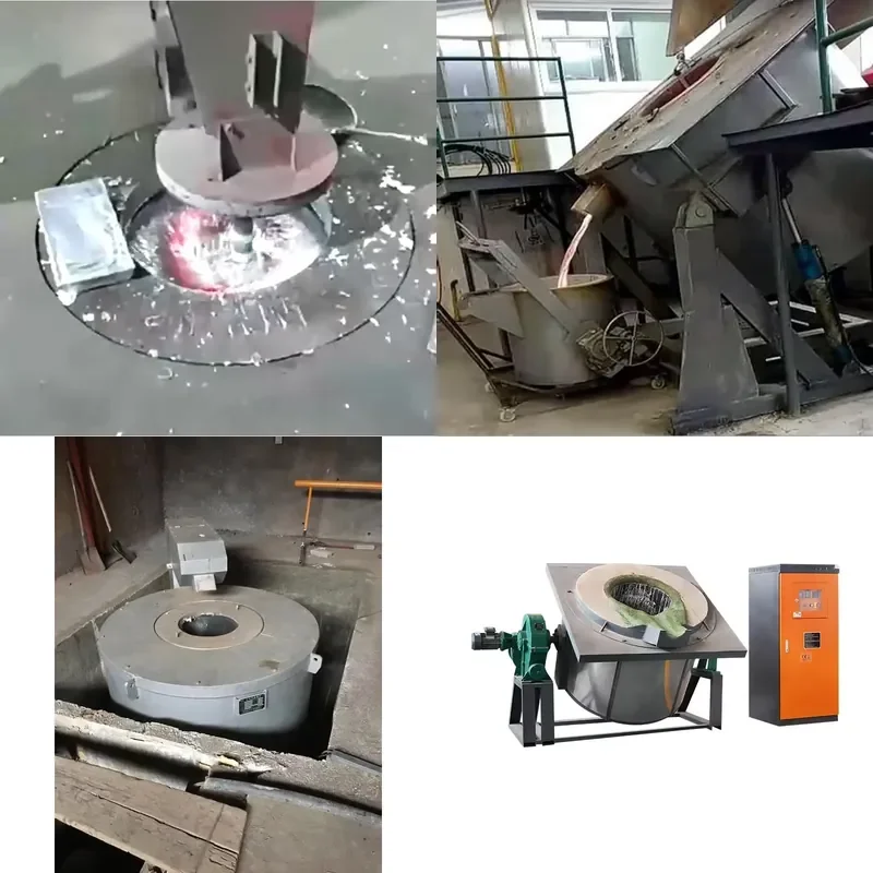 2026 CE CE 200kg 500kg 3T Horno Para Derretir Aluminio Die Casting Melting Machine Aluminium Induction Furnace