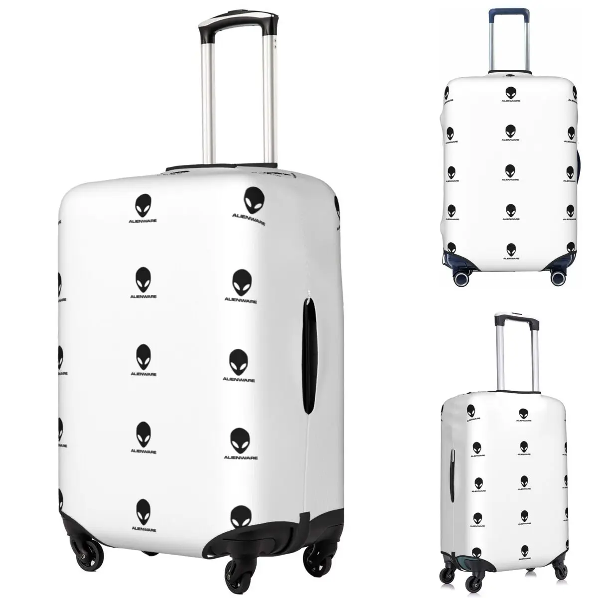 Best Selling - Alienware Dell Gaming Merchandise Suitcase Cover Protection Elastic Trip Luggage Protector Covers for 18-32 Inch