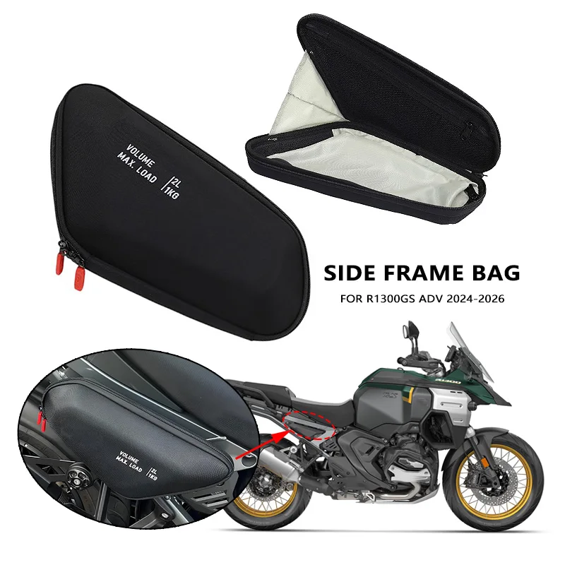 

2026 R1300GS Adventure NEW Side Frame Bag Storage Package Bags For BMW R1300GSA R1300 GSA R1300 GS ADV 2024 2025 Waterproof Bag