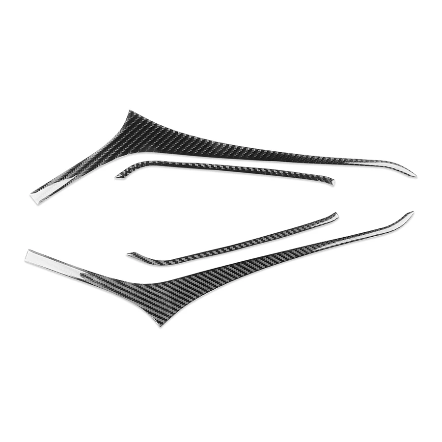 Real Soft Carbon Fiber Car Stickers For Tesla Model 3 2023 up Rear Light Decoration Cover Trim Exterior Auto Accessories