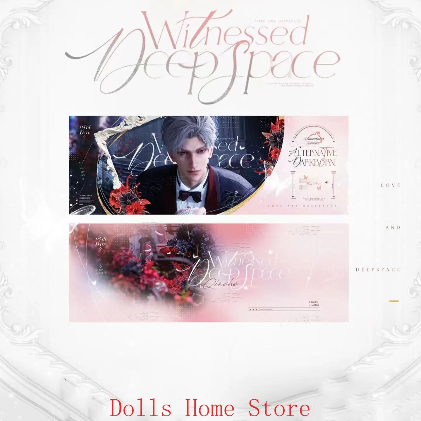 

5pcs Love and Deepspace Xavier Zayne Rafayel Sylus Caleb Cosplay Bookmark Postcard Ticket Stub Card Collection Game Gift Anime