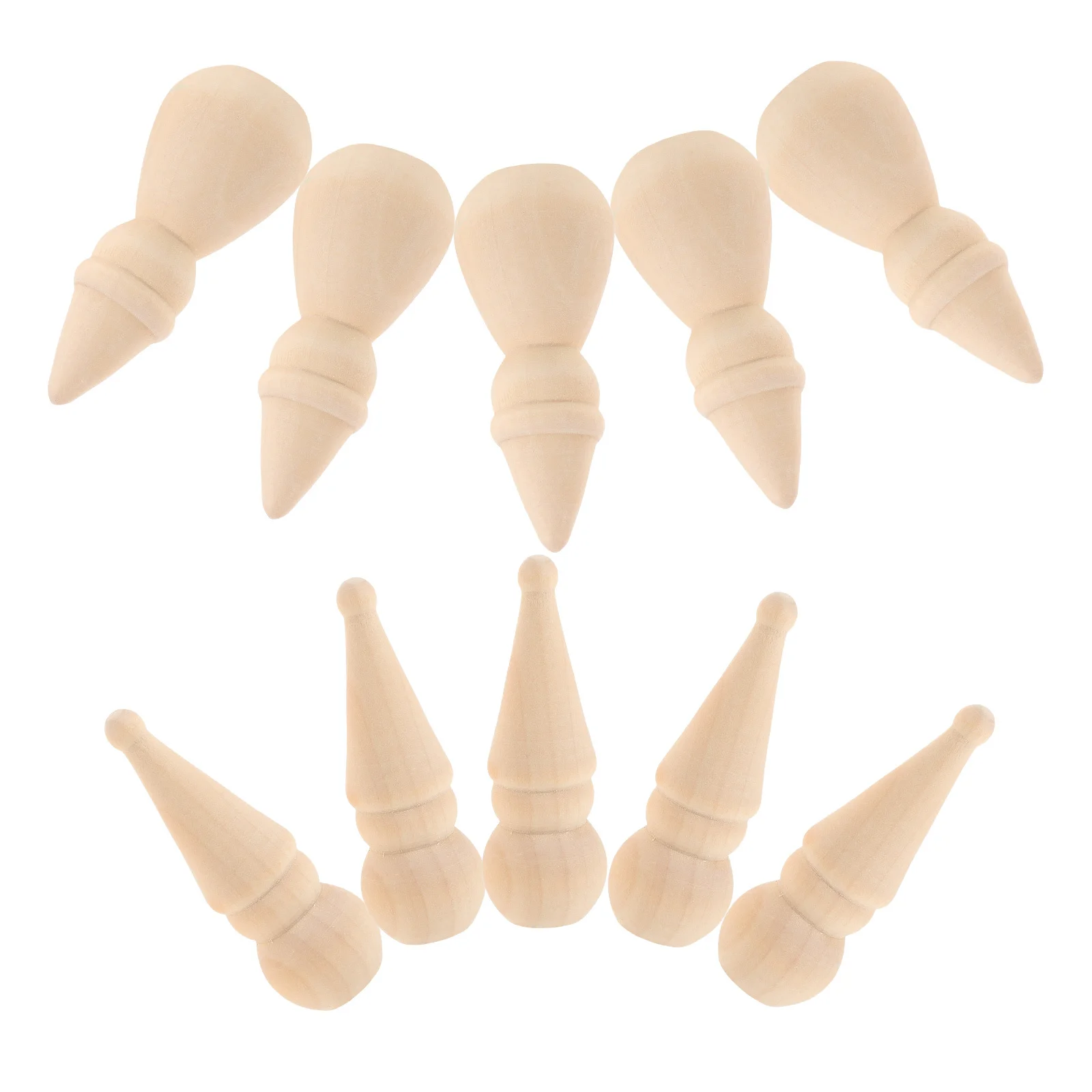 

20Pcs Wood Snowman Peg Unfinished Figures DIY Christmas Painting Crafts Holiday Decor Supplies Wood Snowman Ornaments