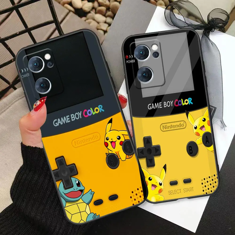 Game-Boy Color-P-Pokemon Phone Case For Realme GT 2 Neo 2 3 5 NARZO 50 50I 50A C55 C53 C35 C33 C31 C30 C21 C21Y C20 Case Funda