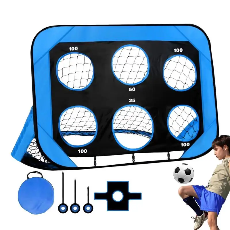 Small Soccer Goal Kids Soccer Net 4 Modes Goal Modes Soccer Goal Children Soccer Target Net For Playground Backyard