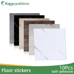 Kaguyahime 10 Stuks Waterdichte Pvc Marmeren Vloersticker 3d Behang 30*30Cm Huisdecoratie Diy Zelfklevende Badkamerstickers