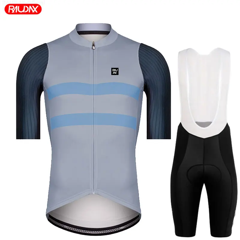 2022 RAUDAX Short Sleeve Bike Jersey Summer Outdoor Sports Cycling Clothing MTB Bike Uniforme Ropa Ciclismo Maillot Cycling Sets