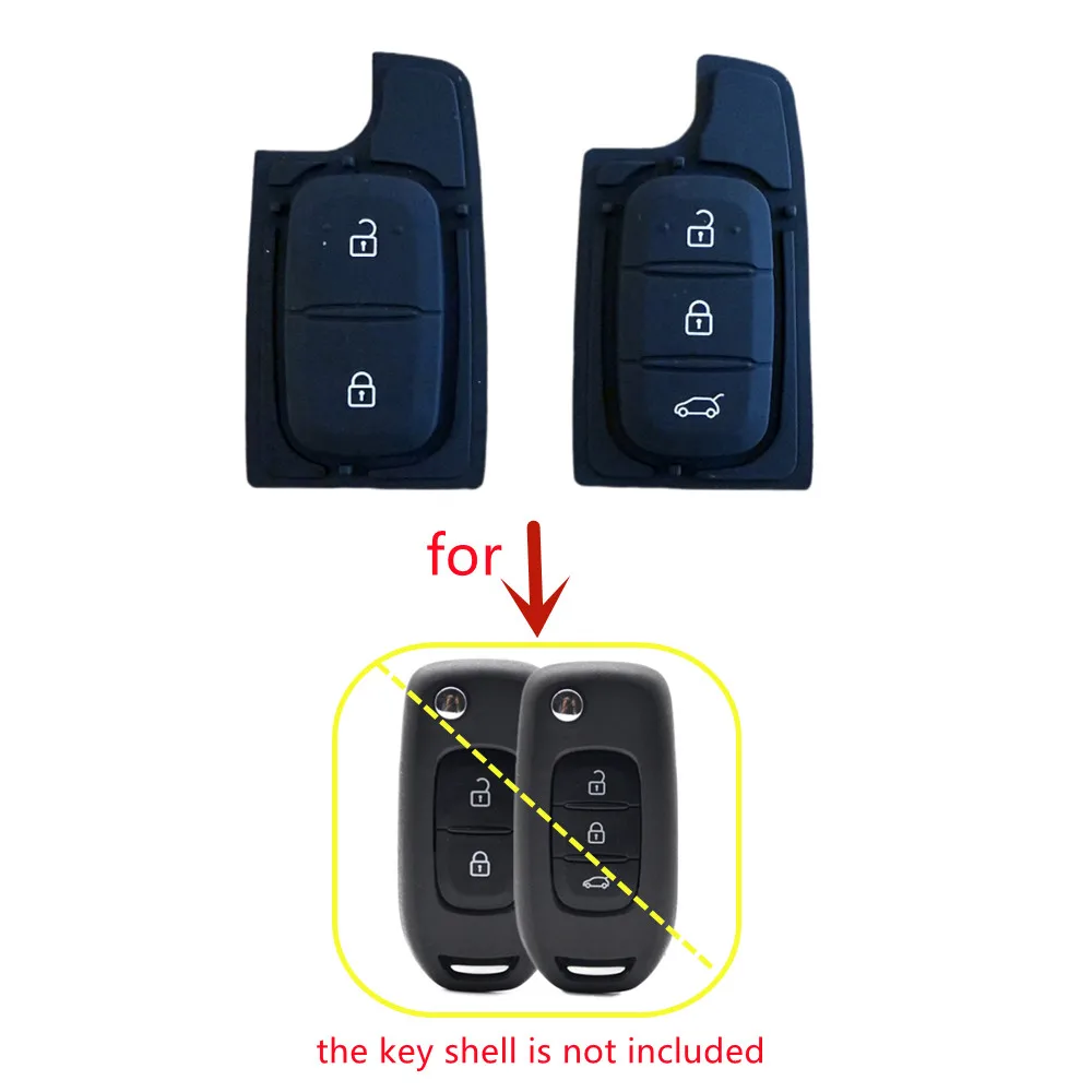 

10pcs/lot 2/3 Buttons Smart Remote Car Key Shell Case For Renault Megane III Dacia Duster Kadjar Captur Symbol