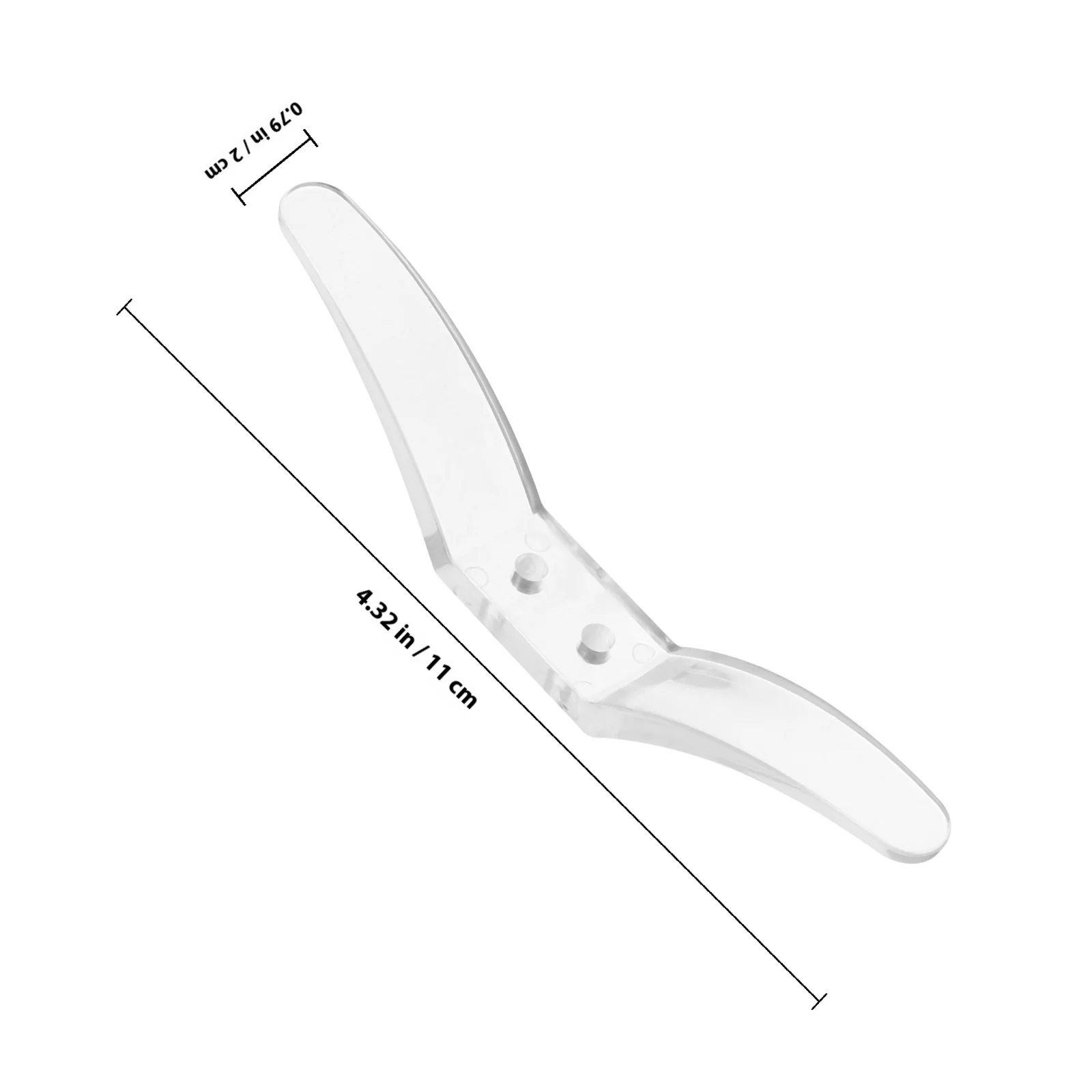 4Pcs Roller Curtain Positioning Hook Transparent Blind Cord Safety Cleats for Window Blind Rope Fixing No Tools Needed Easy