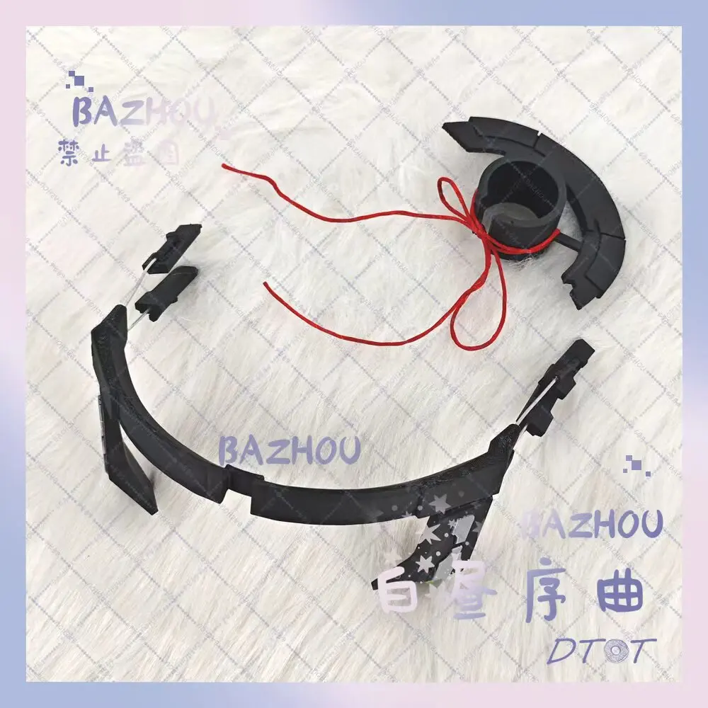 Arknights: Endfield Li Zhiyan Jue Hair Ornaments Ponytail Ties Hair Crown Headdress Headband Cosplay Props Anime Cosplay view 4