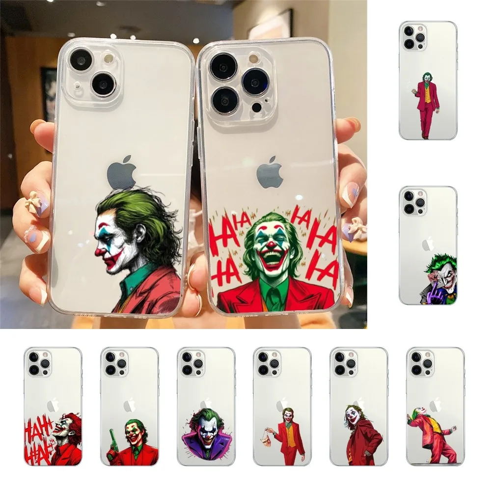 D-DC J-Joke-c Phone Case For Iphone 15 11 13 14 Pro Max 7 8 Plus X Xr Xs Max Se2020 12mini Transparent Cover