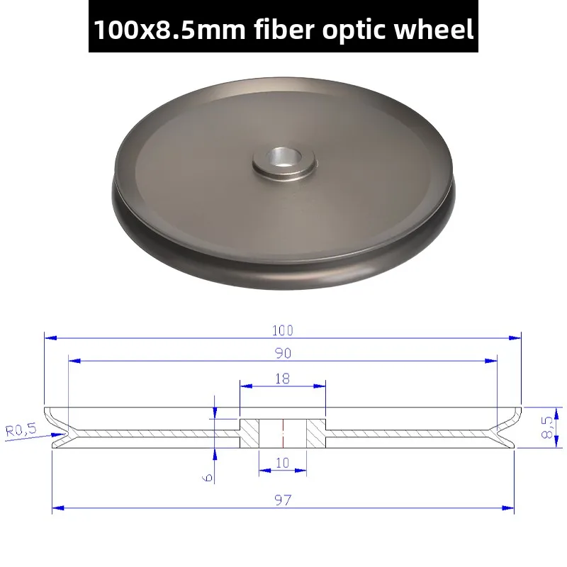 100 * 8.5mm Aluminum Alloy Wire Storage Wheel Over Wire Wheel Wire Wheel Extrusion Electromechanical Cable Machinery