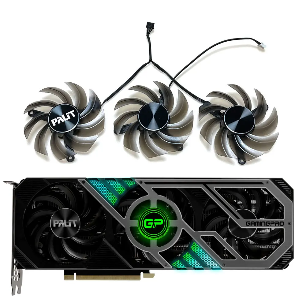 Ventilateur de refroidissement original pour carte de jeu, pour PALIT RTX 3060TI, 3070, 3070TI, 3080, 3080TI, 3070, 3080, nouveau, 3090