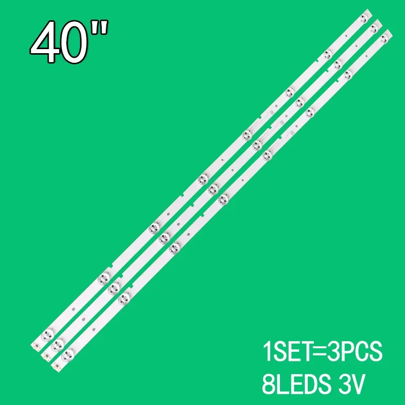 LED 40K310 758mm para Hisense, JL.D40081330-003BS-M, H40M2100C, H40M2600, JHD400DF-E31, 40H3C1, 40H3B, LC-40LB480U, NS-40D510NA19