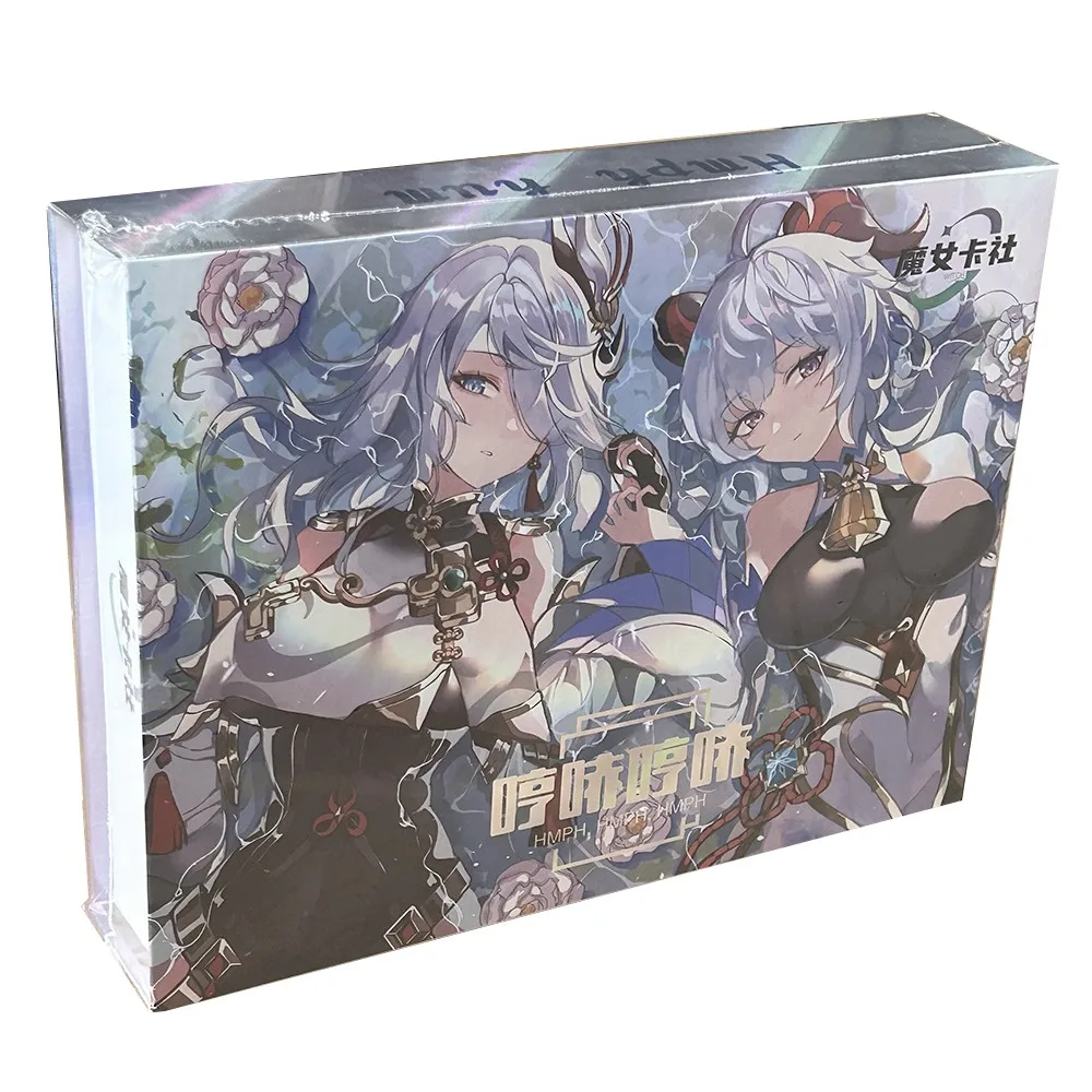 New Goddess Story Hmph Hum Witch Card Club Hobby Collectible Girl Tcg Game Card Ssp Slr Rare Card Doujin Booster Box Toy Gifts