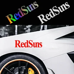 20x5cm RedSuns INITIAL D JDM Car Sticker Auto Body Bumper Window Motorcycle Laptop Walls Vinyl Film Decal Car Tuning Accessories