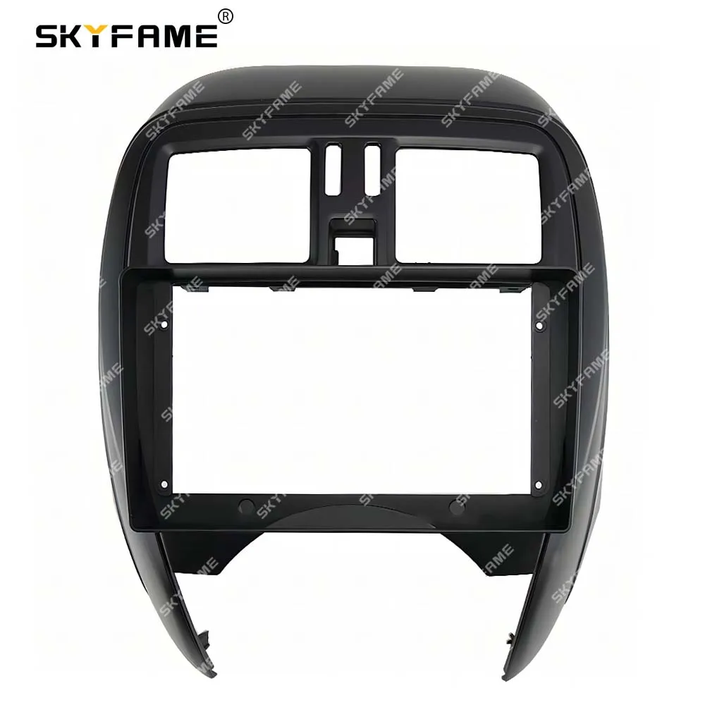 SKYFAME 자동차 프레임 근막 어댑터, 안드로이드 라디오 대시 피팅 패널 키트, 닛산 마치 미크라 K13 용