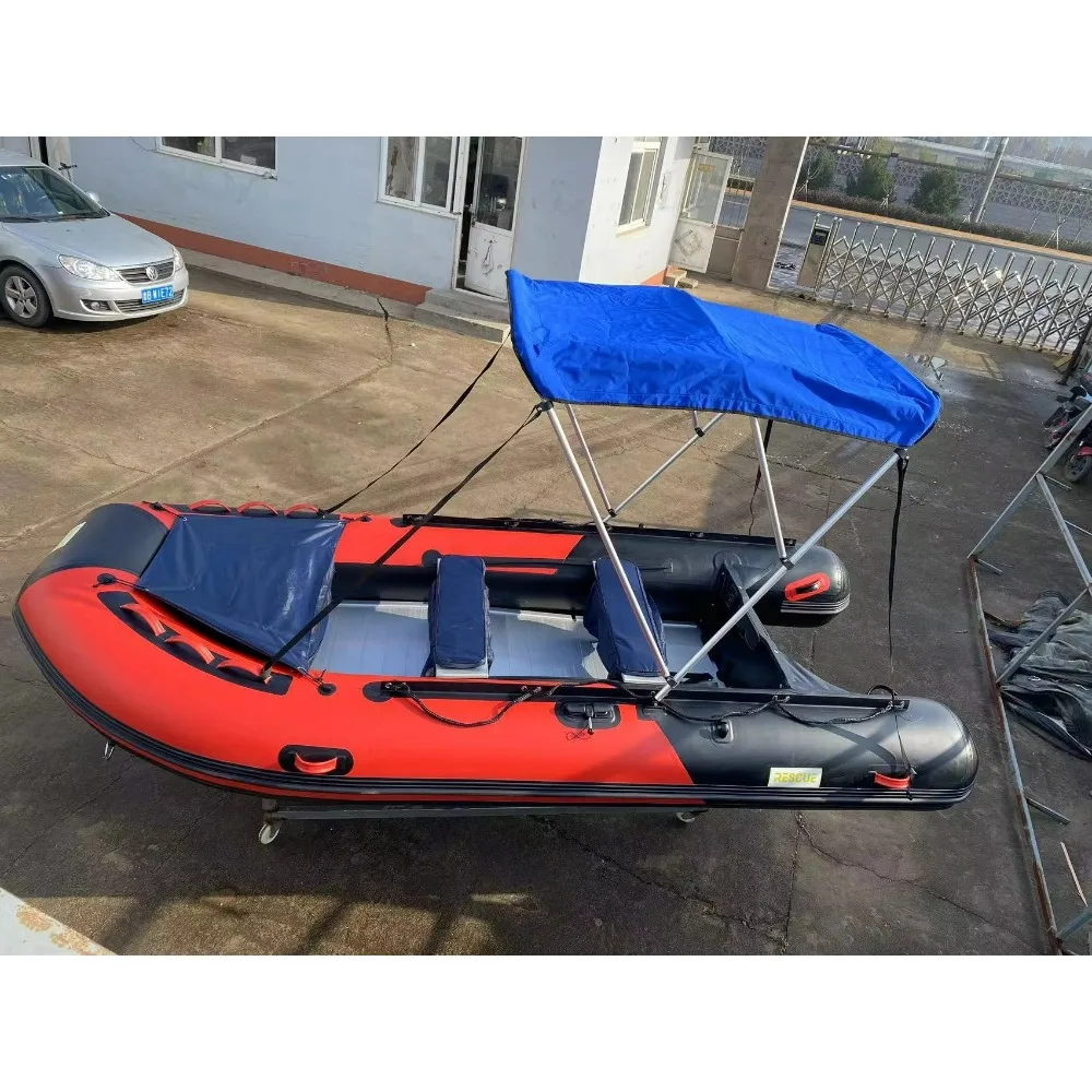 قارب قابل للنفخ من مادة PVC بسعر خاص لـ 5 أشخاص، يخت رياضي عالي السرعة لصيد الأسماك المستقر والانجراف #2