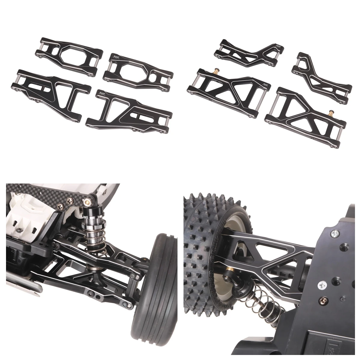 

Tamiya nxgen dt04 Metal upgrade parts front/rear swing arm set for Tamiya 58741 Scale 1/10 RC Car Option accessories