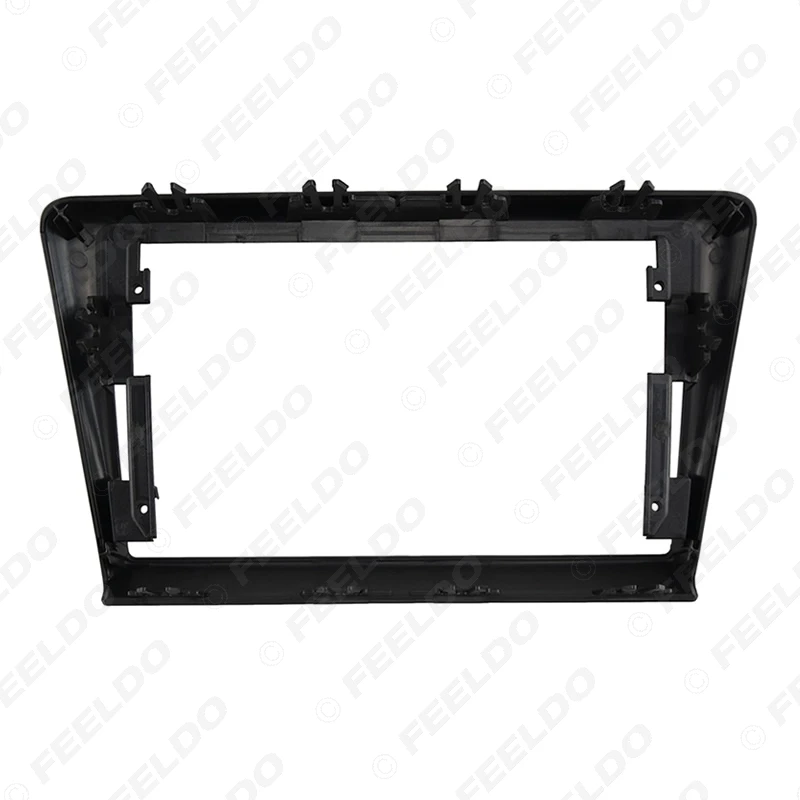 FEELDO Audio Mobil 9 "Layar Besar DVD Fasia Frame Adapter UNTUK Skoda Rapid 2013 2DIN Instalasi Panel Kit Bingkai