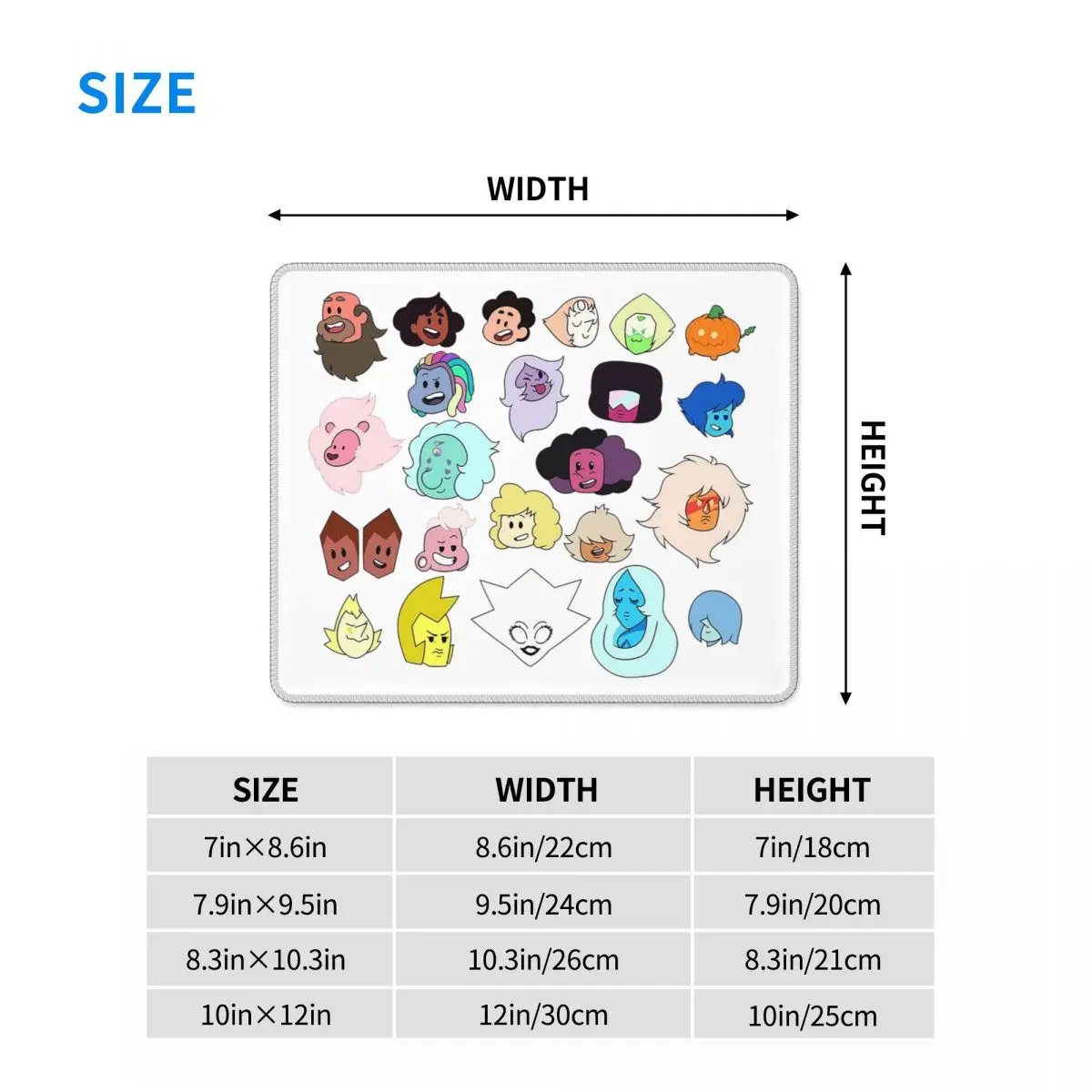 ستيفن الكون رؤساء ماوس الوسادة الكمبيوتر لوحة المفاتيح ماوس حصيرة ألعاب الكمبيوتر المحمول مكتب حصيرة مكتب الملحقات الجدول الحصير