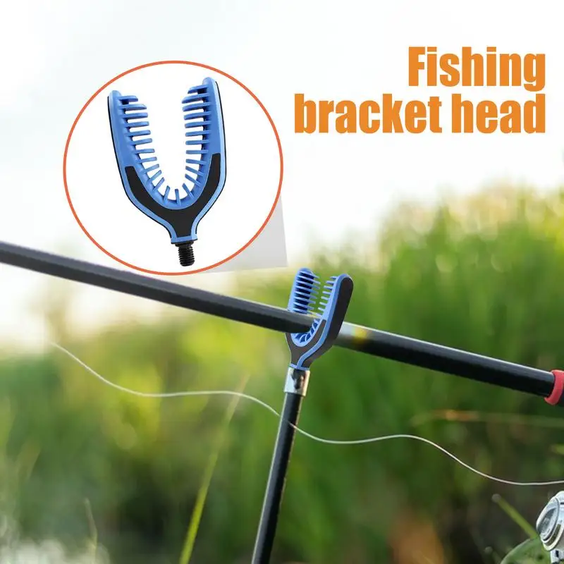 U Rest Butt Pod Rod Rest User-Friendly Rest Head Secure Grip Silicone Fishing Head Fishing Rod Holder For Family Friends