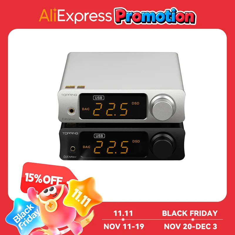 TOPPING DX3 PRO + DAC เครื่องขยายเสียงหูฟัง ES9038Q2M ถอดรหัสบลูทูธ5.0 LDAC เสียง DX3 PRO รีโมทคอนโทรล DX3 PRO PLUS