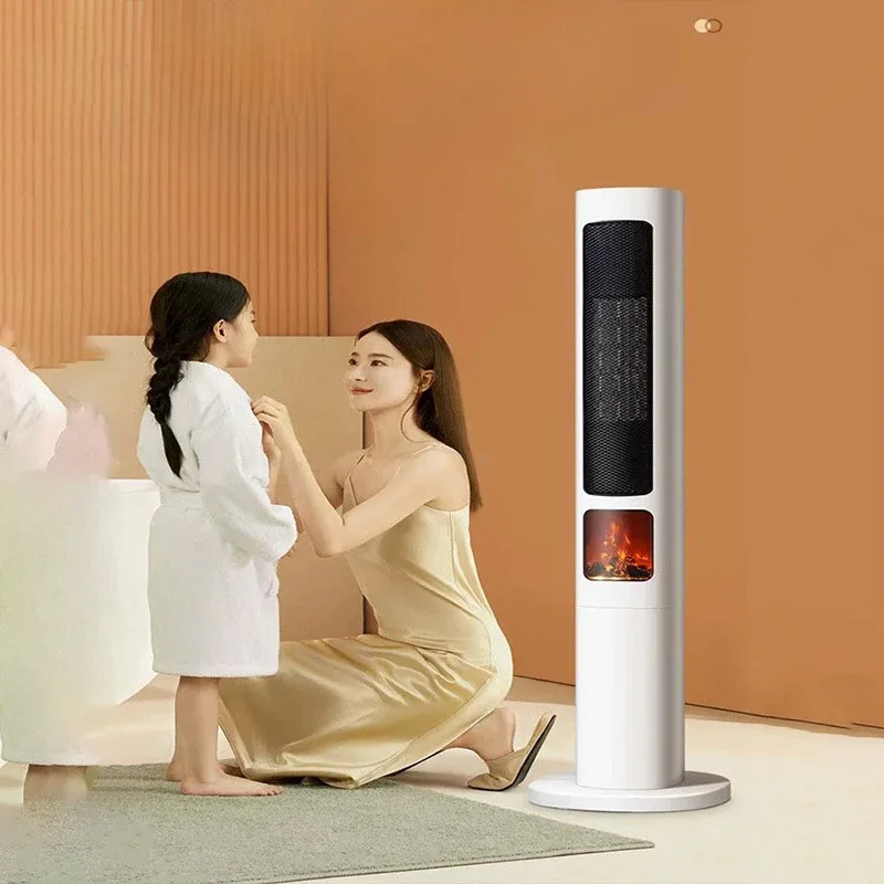 Silent and Powerful Electric Heater for Whole Room Heating Vertical Electric Heater with Multiple Heating Settings