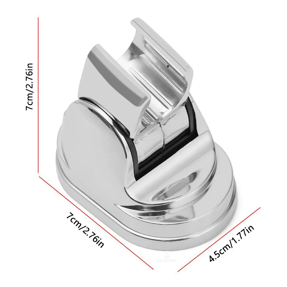 Shower Head Holder Wall Mounted Shower Head Holder Screw Universal Rotatable Sprayer Base Support Bathroom Accessories