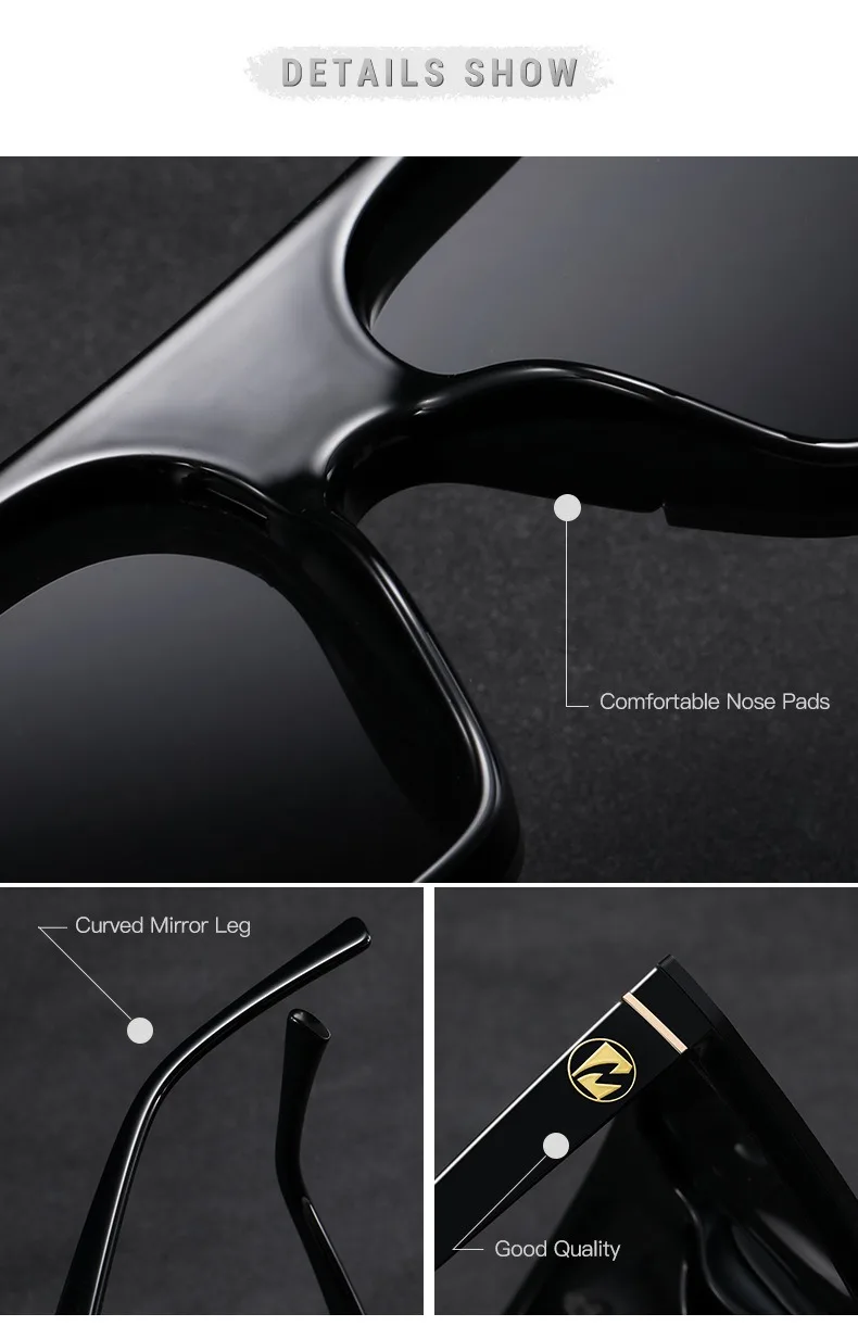 HEAT WAVE luxury brand designs men's and women's crossover driving sunglasses integrated fashion glasses HW04 glasses: with box