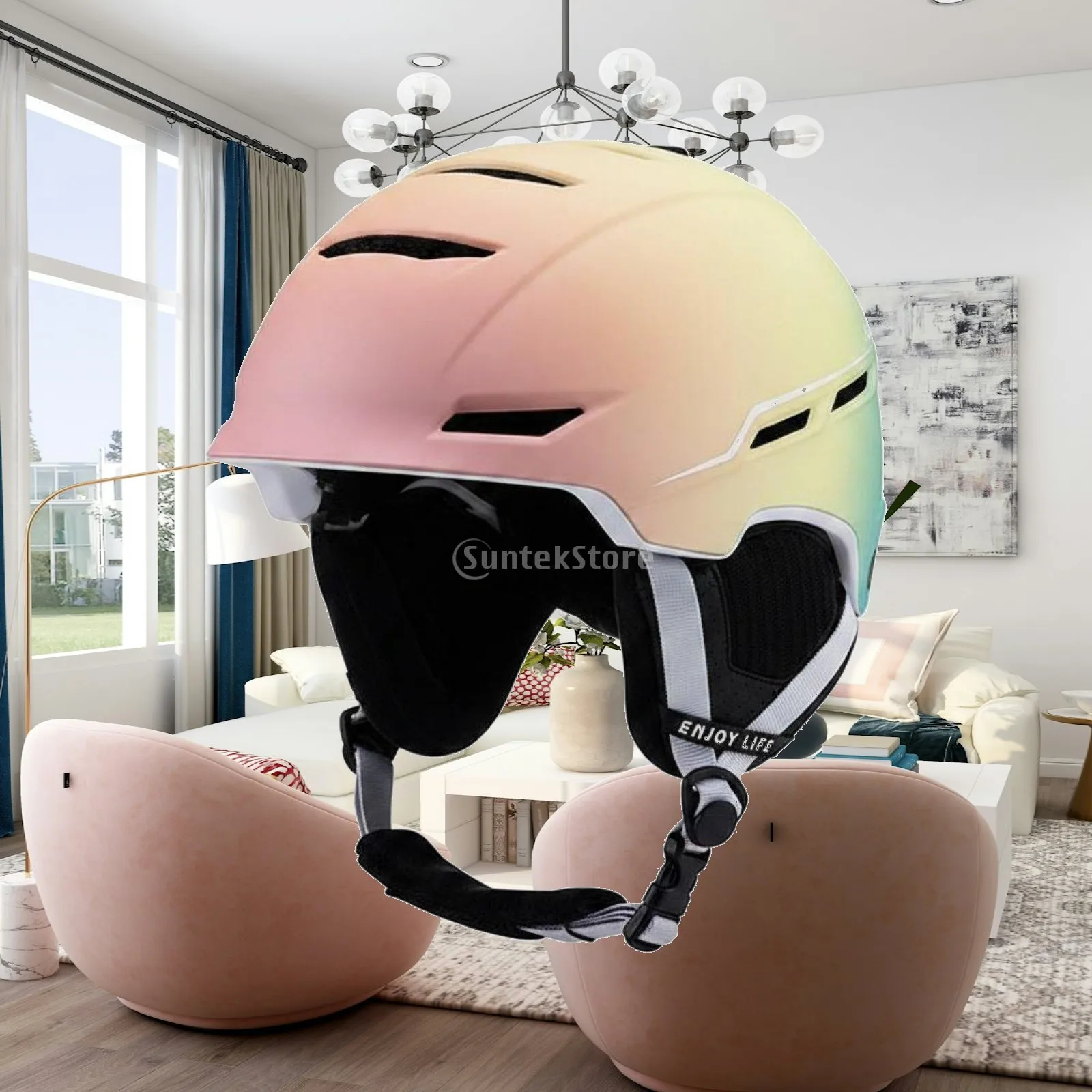 Casque de ski Gradient pour adulte, protection de la tête, absorption des chocs, casque de neige pour la sécurité des sports d'hiver