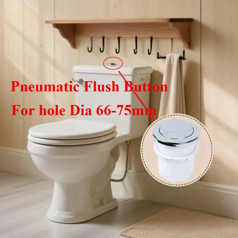 

Dual Pneumatic Button, Compatible with Geberi Drain Valve Button Dual Drain Switch Toilet Large-diameter Button 116.042.11.1