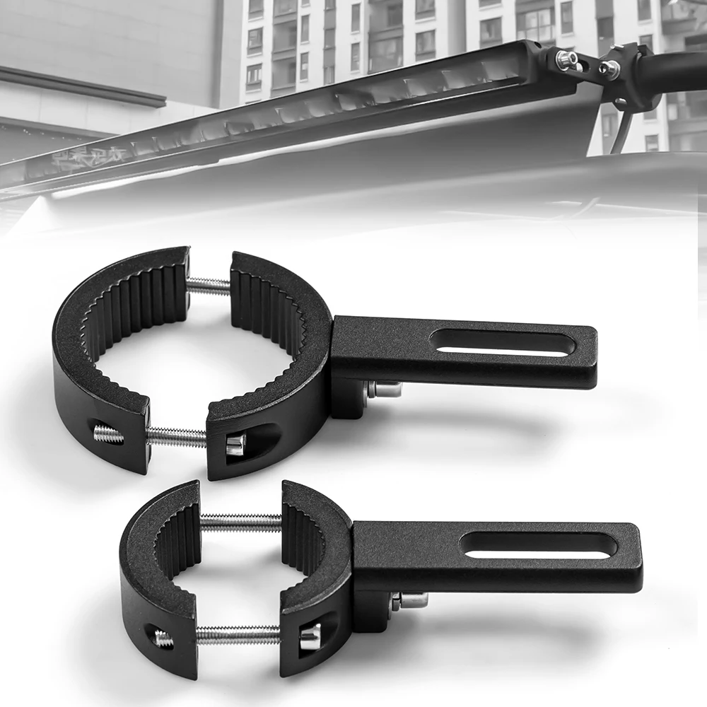 Image of Motorrad-Scheinwerfer-Halterung, Lampenhalter 38mm-60mm/20mm-37mm, Gabelhalterung, Lampenhalterklemme
