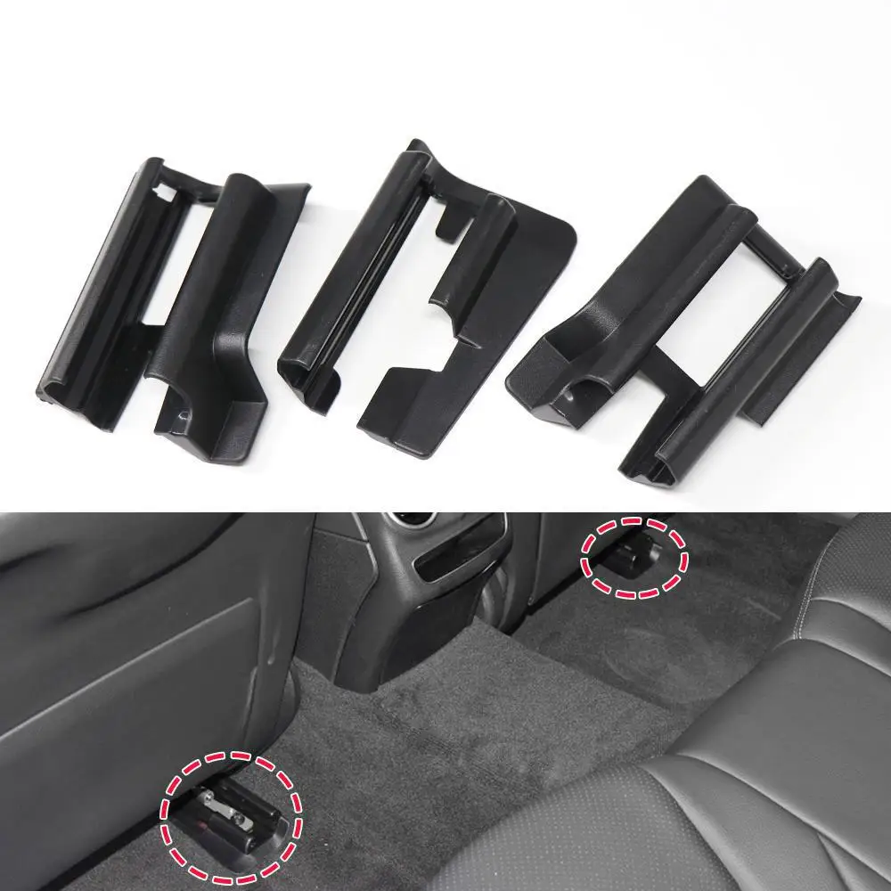 Car Seat Track Trim Cover Rail Trim Cover Sliding Track Bonnet for Mercedes Benz C-Class W205 E-Class W213 2015-2020 LHD