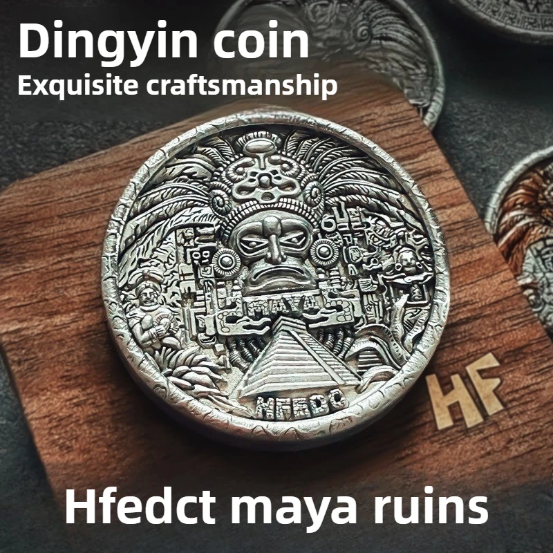 

HFEDC майя руины Ding Ding камертон Snap Coin вращающаяся металлическая механическая игрушка с трещоткой для декомпрессии