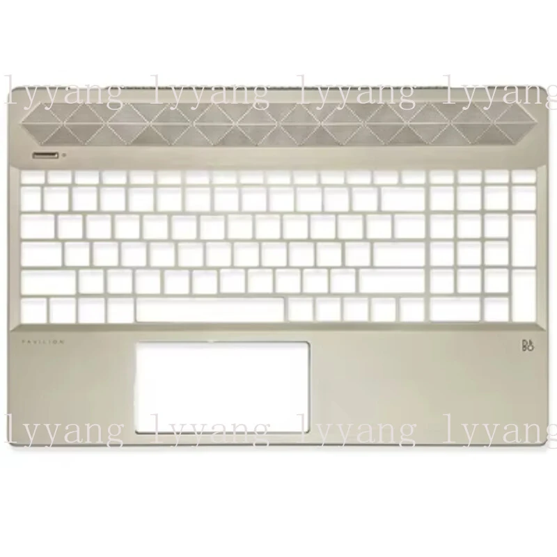 f  For HP Pavilion 15-CS 15-CW TPN-Q208 TPN-Q210 Top Palmrest Bottom Case Foot Pad