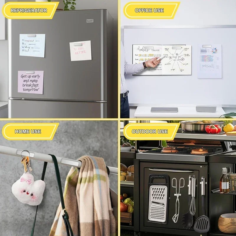 Picture 5: 50X10X10mm 1/2/5/10/20pcs Block Square Shape Refrigerator Whiteboard Office Garage Tool Kitchen 50*10*10mm Accessory