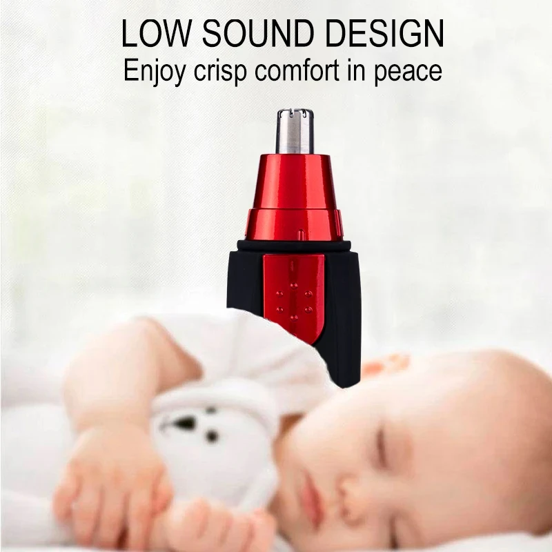 Suitable for Nose, Eyebrows, and Ear Hair, A Multifunctional All-in-one Tool, Battery Powered Three in One Beauty Trimmer-