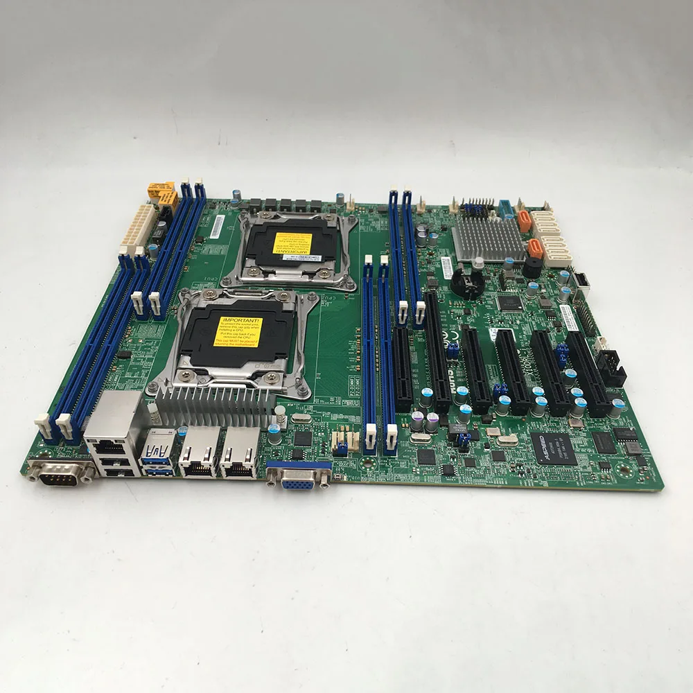 Server Motherboard X10DRL-I X10DRL E5-2600V3 V4 DDR4 Works Perfectly