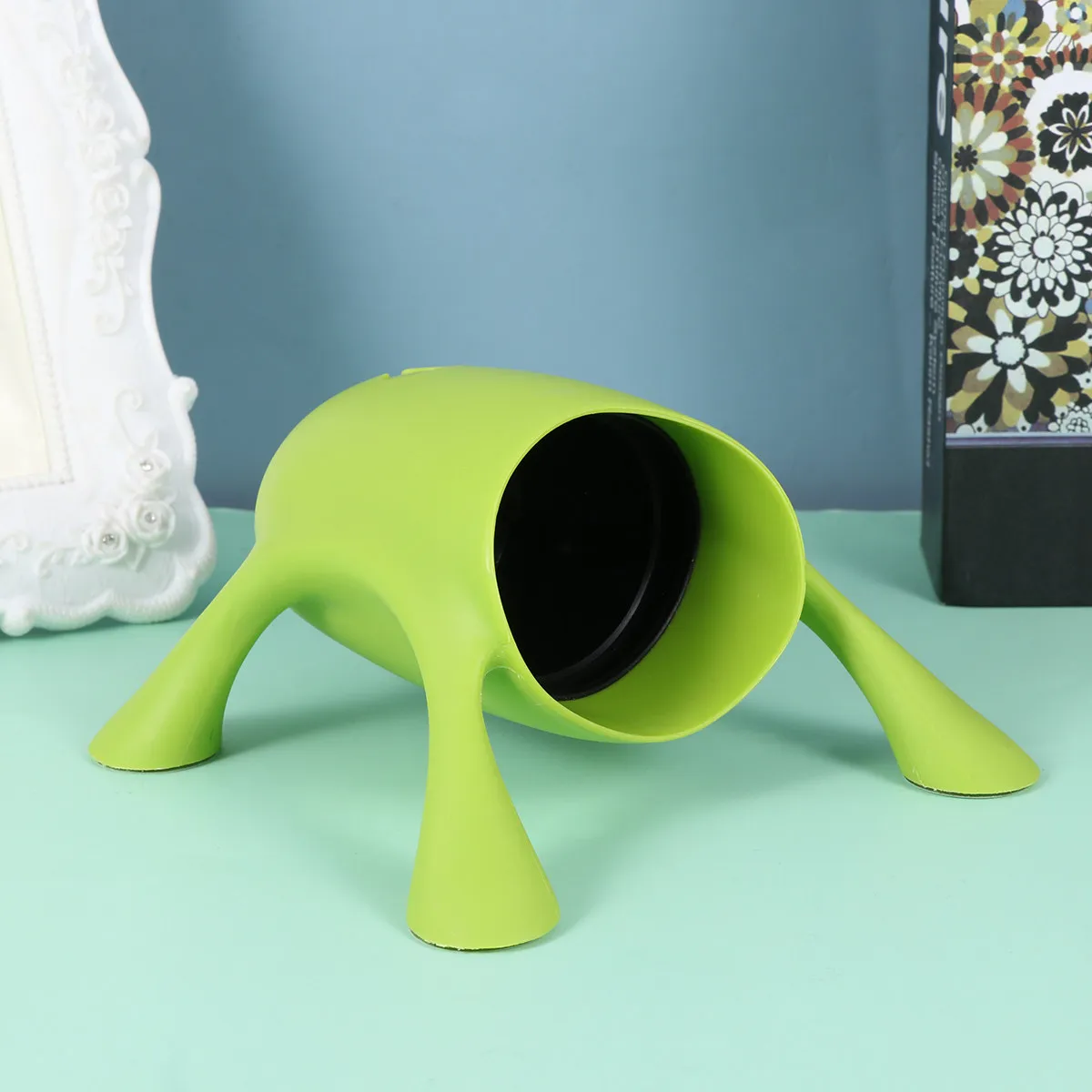 1Pcs Small Desktop Succulent Plant Pot with Drainage Hole Space Saving Creative Flower Container for Indoor Office Window