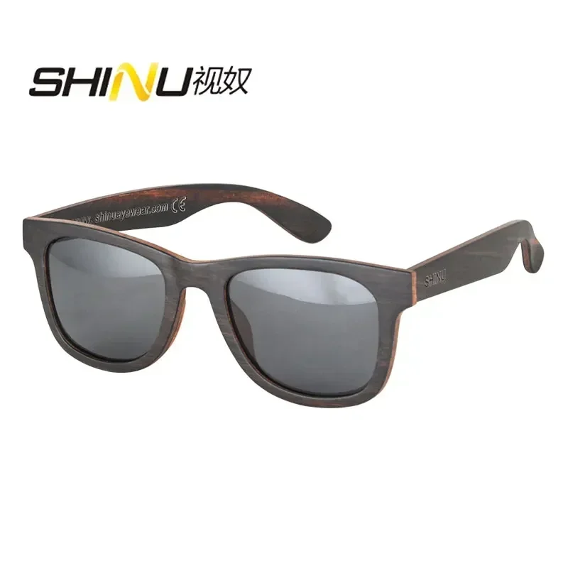 SHINU Men Sunglasses Polarized Nature Wooden Sunglasses Handmade Nature Wood Women’s Sunglasses Diy Your Design On The Temples